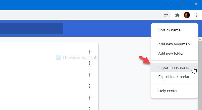 Cara mengimpor dan mengekspor bookmark Google Chrome ke HTML