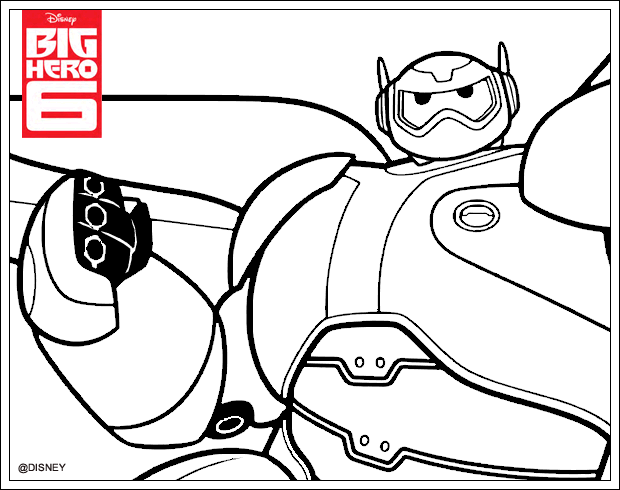 Baymax Ausmalbilder: Entfessle deine Kreativität und tauche ein in die Welt von Big Hero 6!