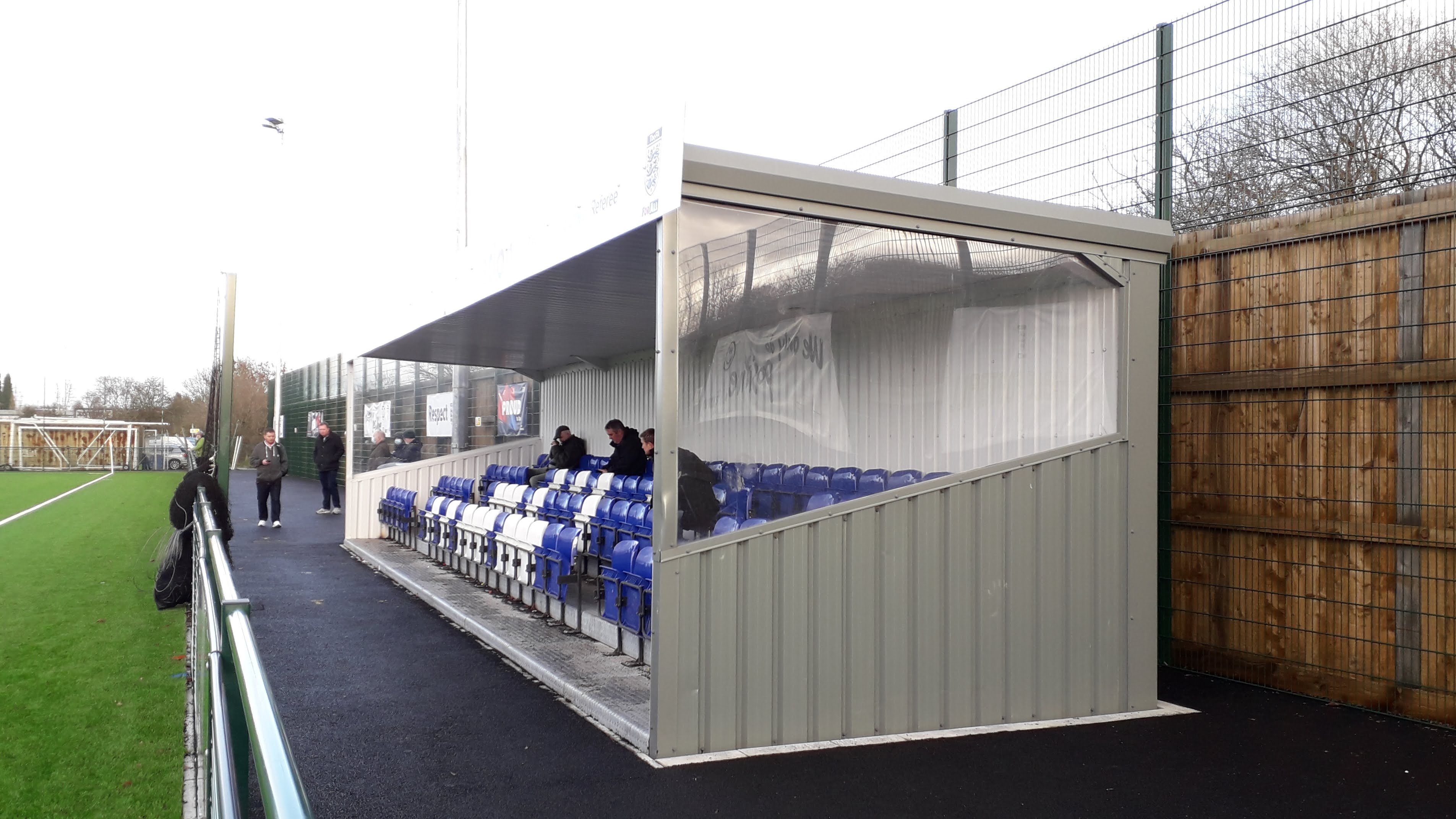 damage in the box hereford lads club herefordshire fa county ground
