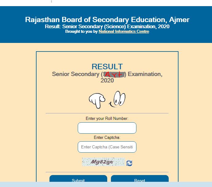 rajasthan art result 2020