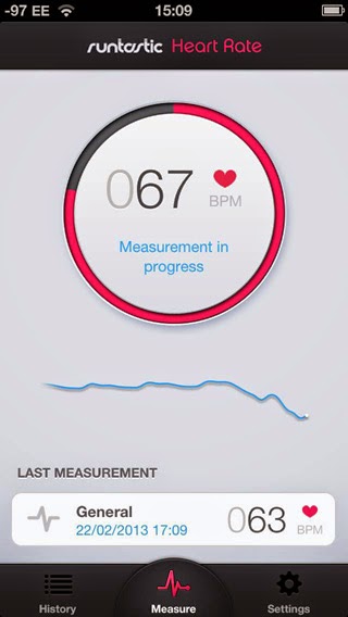 Ứng dụng Đo Nhịp Tim Cơ Thể Runtastic Heart Rate PRO