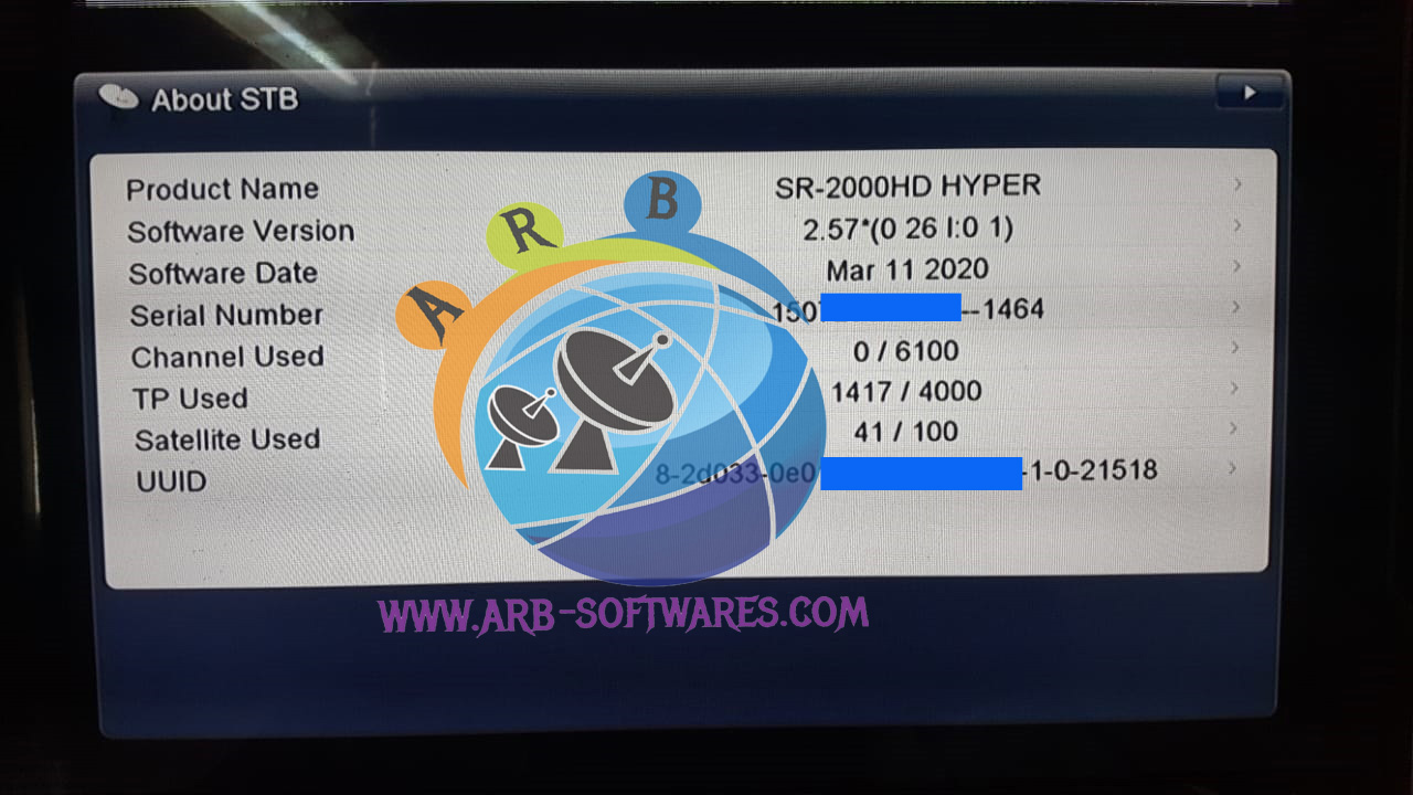 starsat sr 2000 hd hyper software