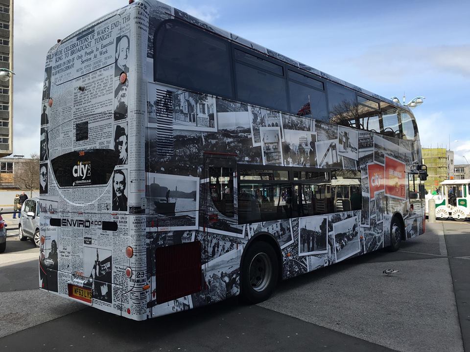Buses around Plymouth Here is the History bus
