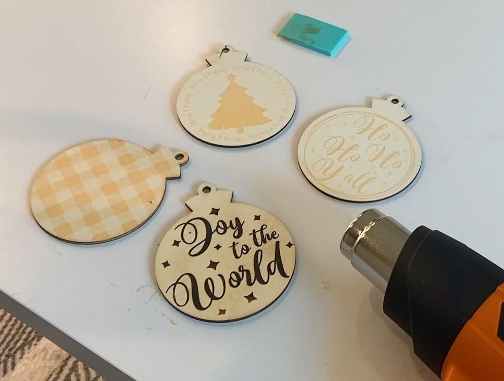 How to woodburn with heat gun, Use stencils, No leaks