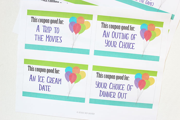 birthday coupon template kids