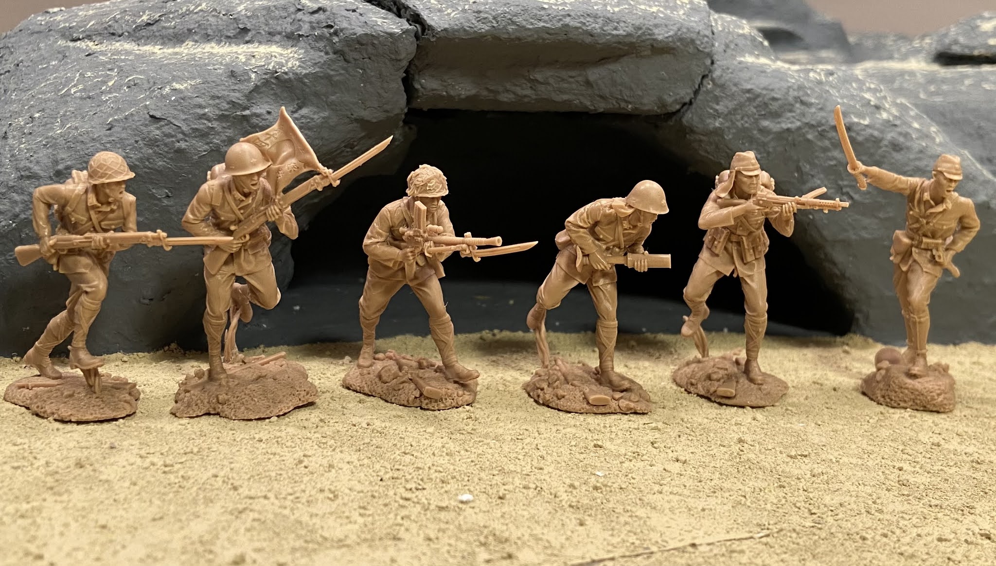 WWII Plastic Toy Soldiers Introducing the Japanese Infantry