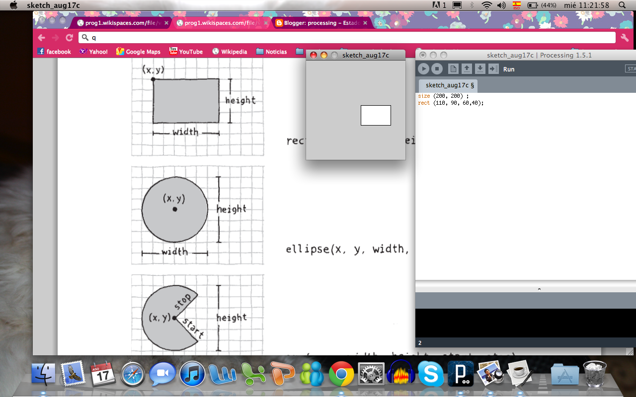 processing: Trabajo en Clase de figuras