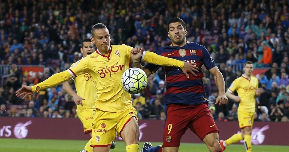 FC Barcelona gana 6 a 1 al Sporting Gijón ROJADIRECTA Tarjeta Roja