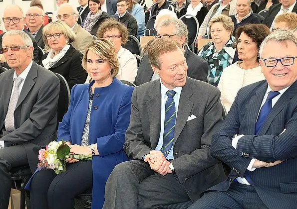 Grand Duke Henri and Grand Duchess Maria Teresa attended celebrations of 50th anniversary of establishment of APEMH Foundation at Bettange Castle