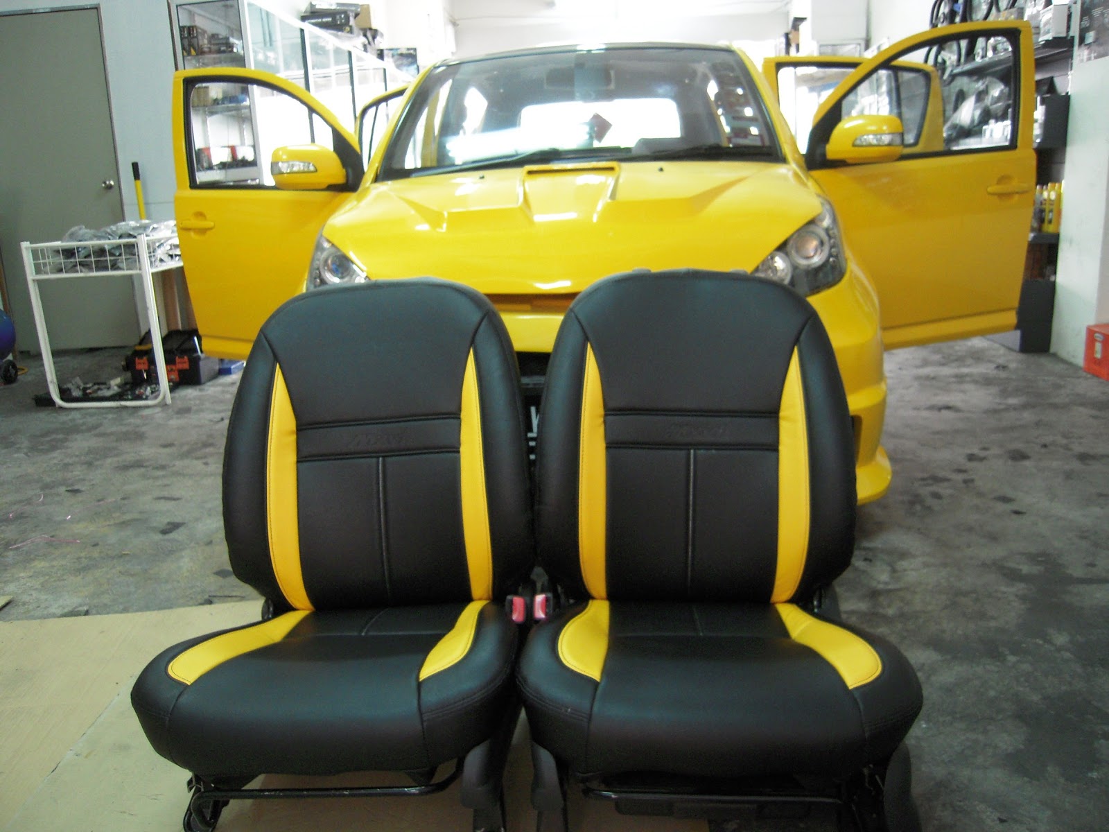TCA AUDIO CAR ACCESSORIES MYVI SEAT COVER