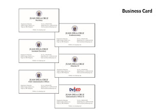 DepED Official Identification Card design, Service Marks and Visual ...