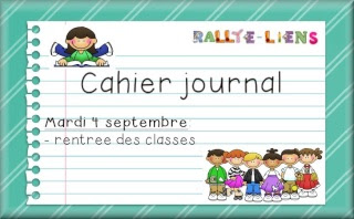 Cahier journal univers de ma classe