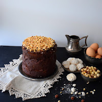  Bolo de café, chocolate e avelã