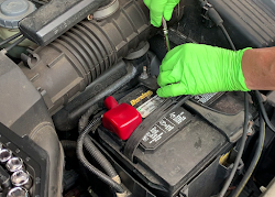 battery 2003 honda cable change odyssey positive negative loosen detach nut end