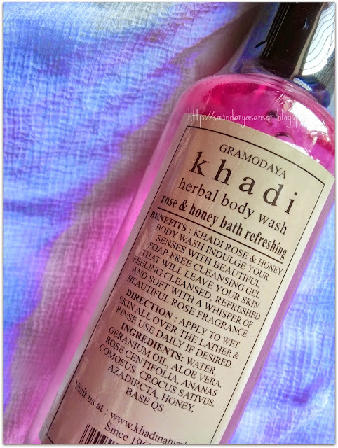KHADI Rose & Honey Body Wash-Review