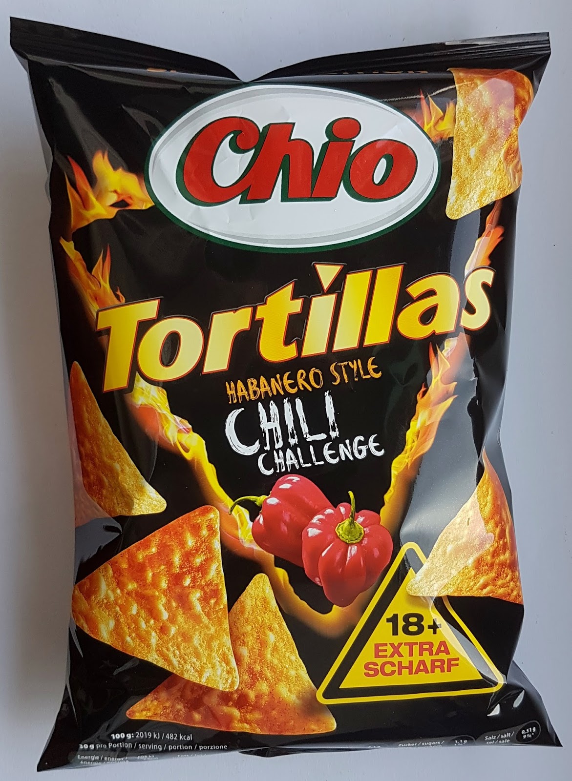 Chilihead77.de Chio Chips Tortillas Habanero Style Chili Challenge