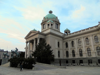 το κτίριο της Βουλής των Σέρβων στο Βελιγράδι