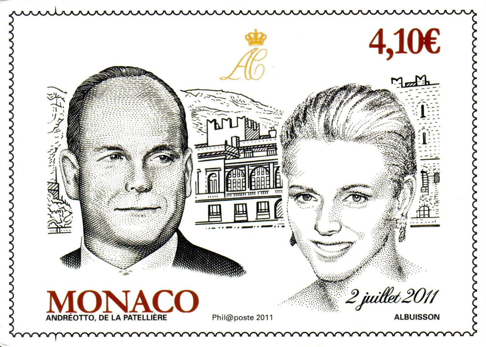 The World in Postcards Sabine's Blog Marriage Princier, Monaco