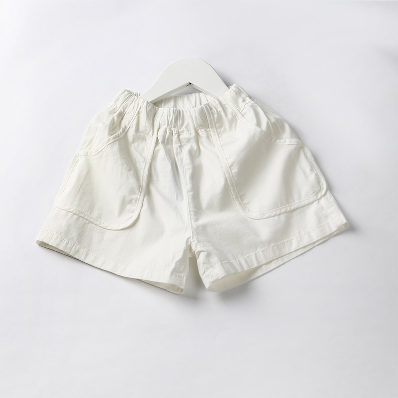 Quần Shorts Trẻ Em Cotton Lưng Cao Trơn – BCOBI 157472