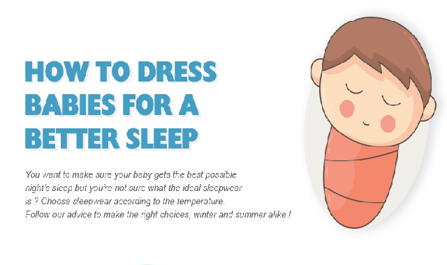 How To Dress Babies For A Better Sleep ? #infographic
