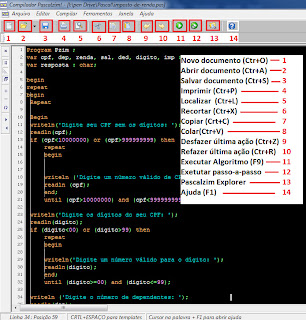 Computação - Linguagem Pascal Aula 1