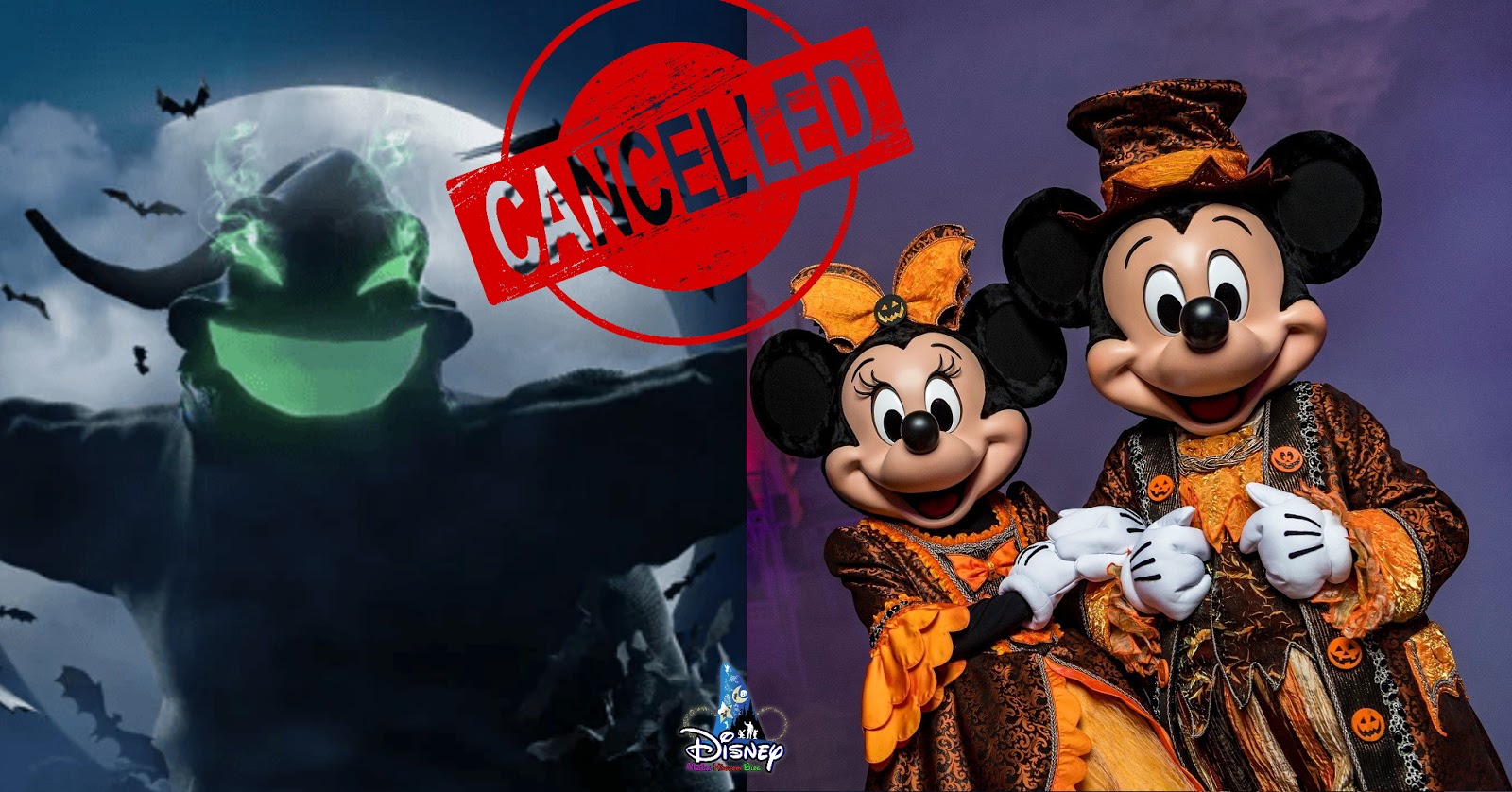 2020 Oogie Boogie Bash And Mickey S Not So Scary Halloween Party Have Been Cancelled Disney Magical Kingdom Blog