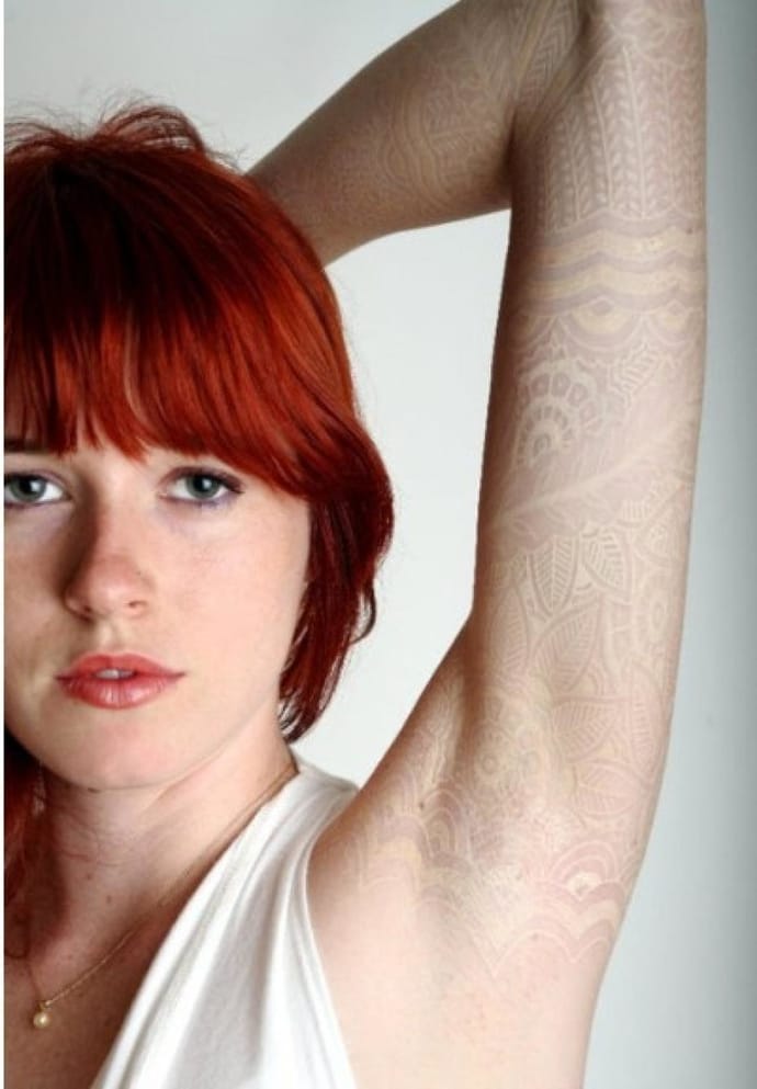 30 White Ink Tattoos Done Right