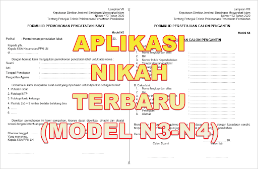 Download Aplikasi Nikah Model Form N3-N4