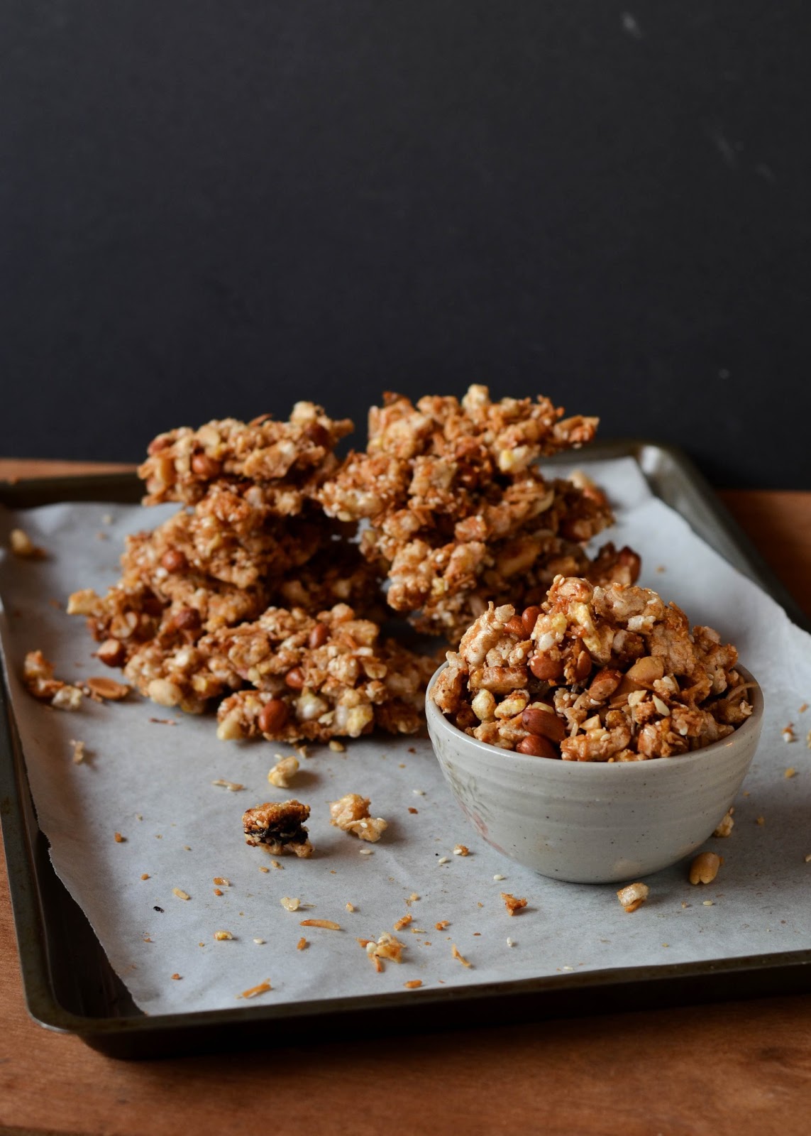 Meal times! // Coconut rice cake granola The moonblush Baker