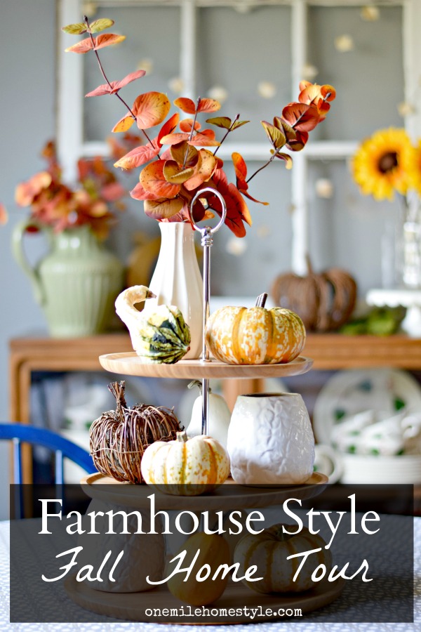 Add beautiful fall farmhouse style to your home with simple accents that make a big statement.