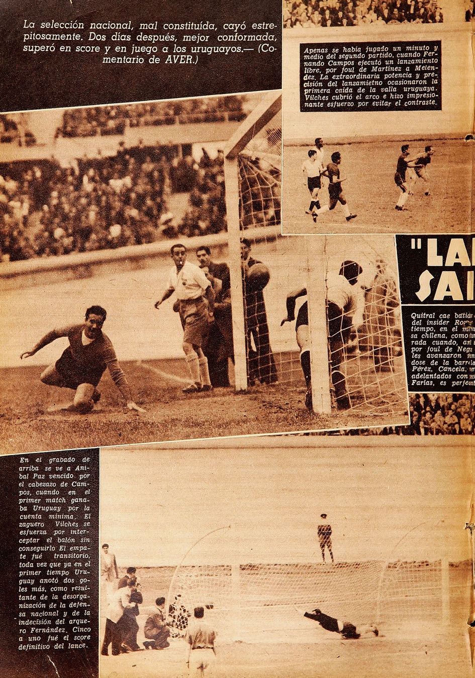 Partidos de la Roja [07/04/1950] ChileUruguay 15