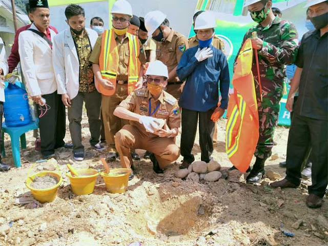 Bupati Pessel Letakkan Batu Pertama, Pembangunan Panti Asuhan Muhammadiyah Butuh Rp2,9 Miliar