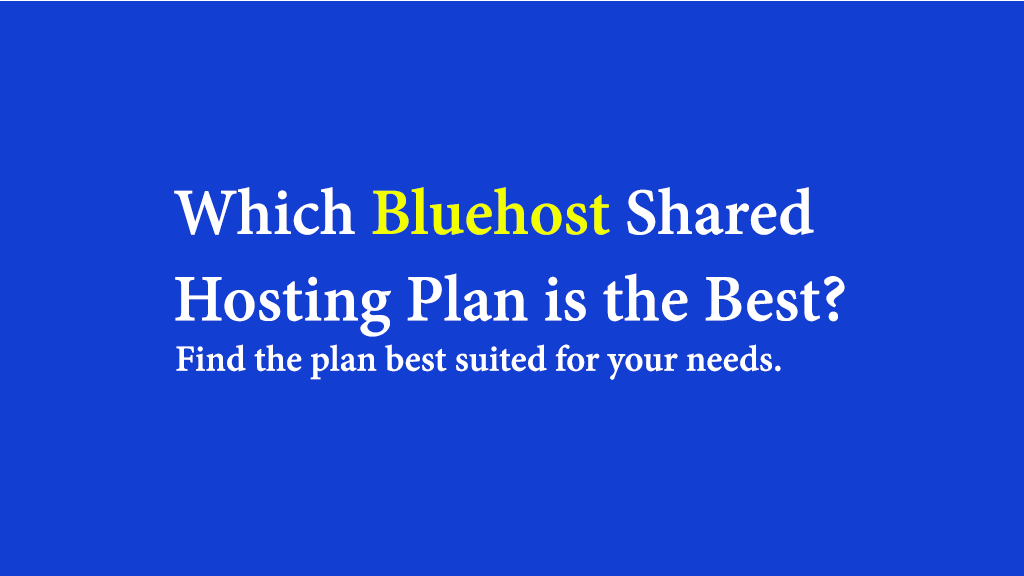 Bluehost Hosting Packages: Which Package Is Best for You Bluehost Hosting Packages: Which Package Is Best for You