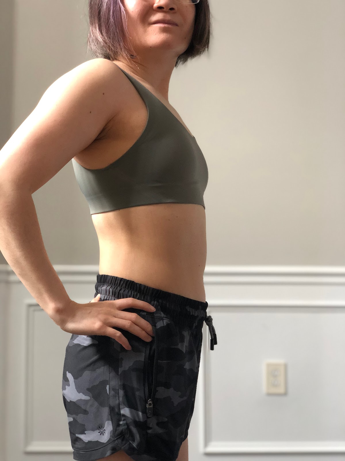 just me in my contour matching set (align shorts/in alignment bra