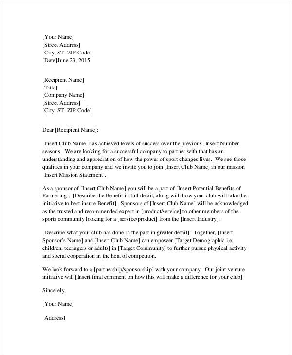 Professional Request Letter Format Collage Template