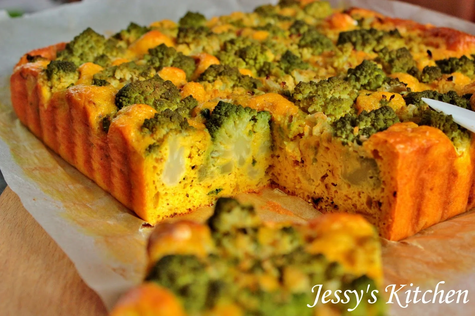 Jessy's Kitchen: Cake au chou romanesco