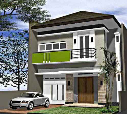 Inspirasi Model Desain Rumah Minimalis 2 Lantai Sederhana Mungil