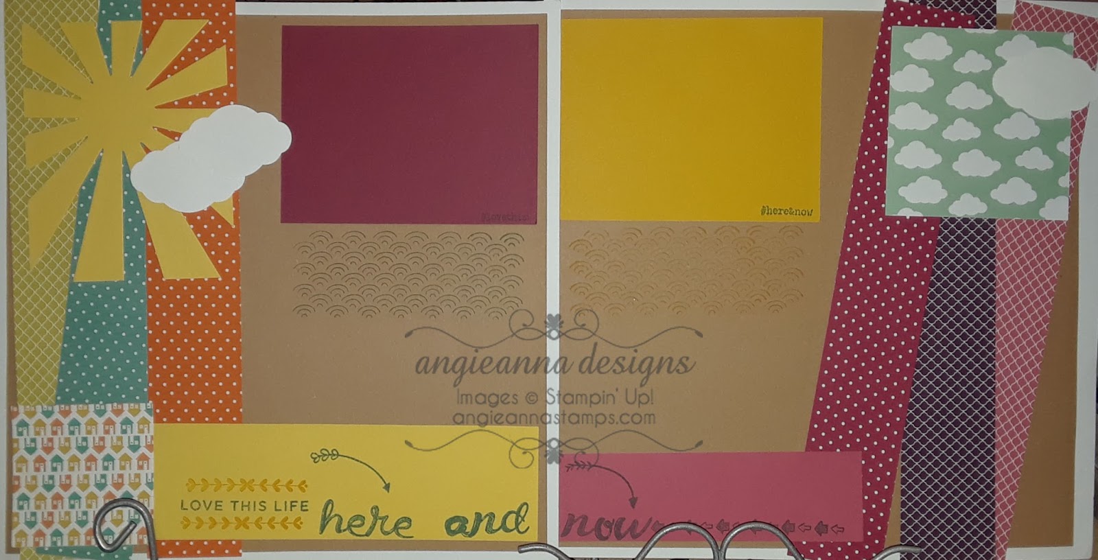 Angie Anna Stamps Stampin up September Scrapbook kits!