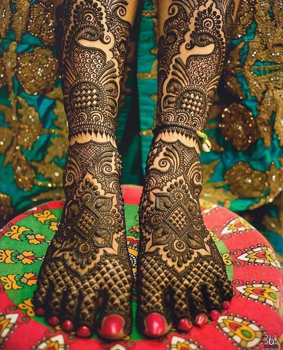 New Mehndi Designs – Beautiful Foot Mehndi Designs # i203