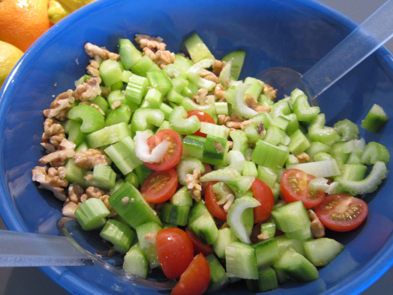 Celery salad with Tabasco dressing & Walnuts Wundersalat