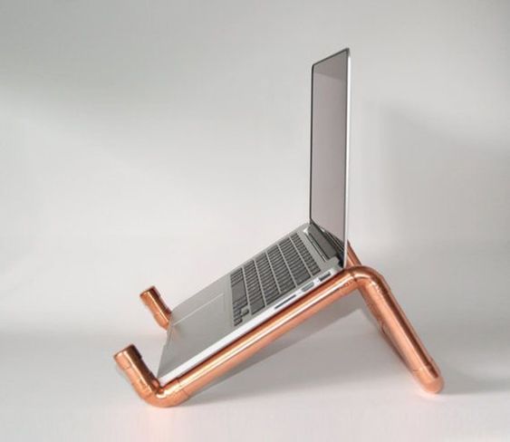 DIY: móveis e objetos de decoração com canos de cobre