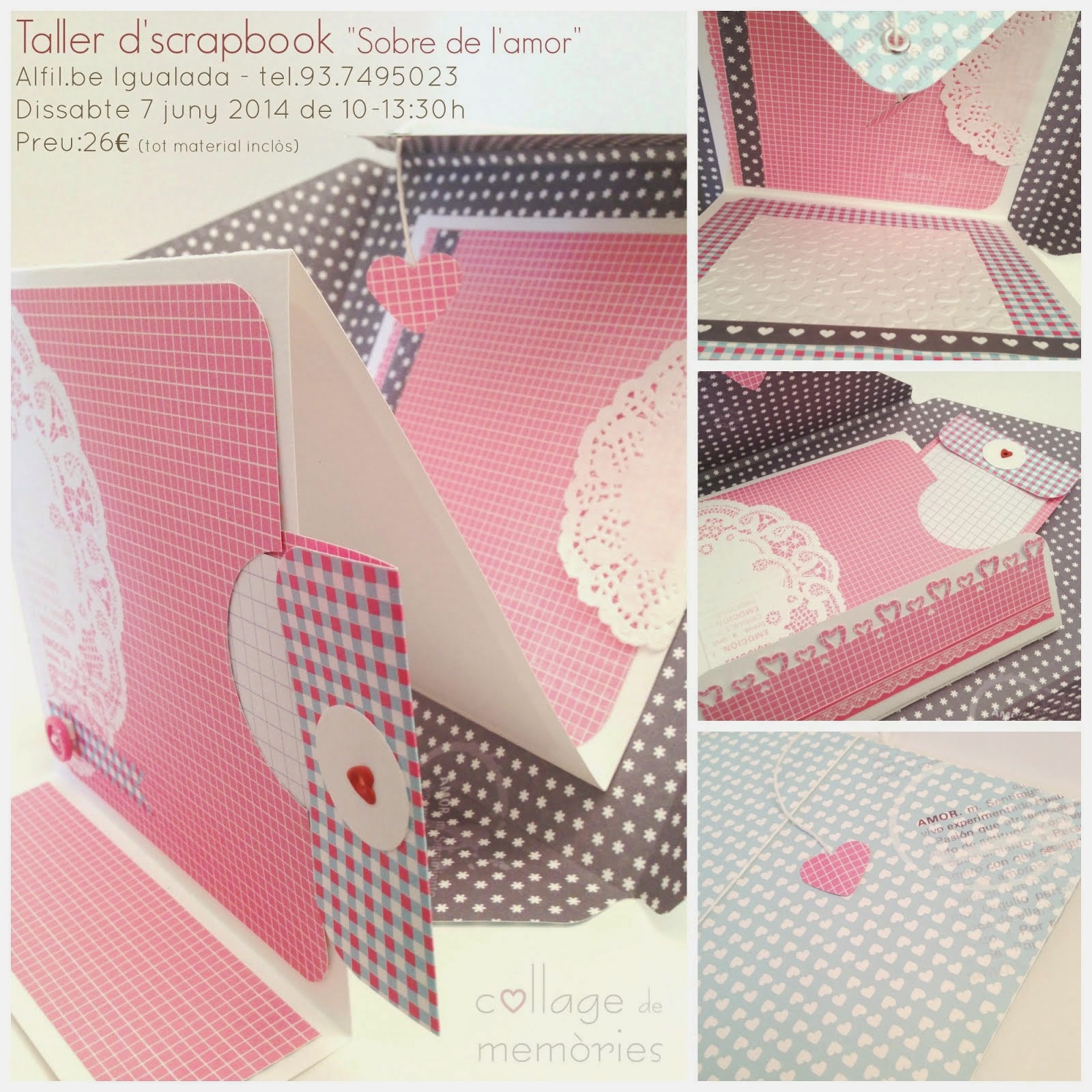 Taller scrapbook "Sobre de l'amor"