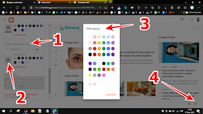 Cara Mengubah Warna Background Header Median UI 1.6