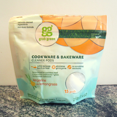 Grab Green Cookware & Bakeware Cleaner Pods packaging