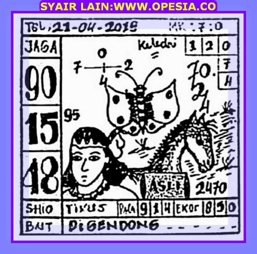 Kode Syair Sgp Minggu 21 April 2019 Kode Syair Sgp Hk Sd Motesia