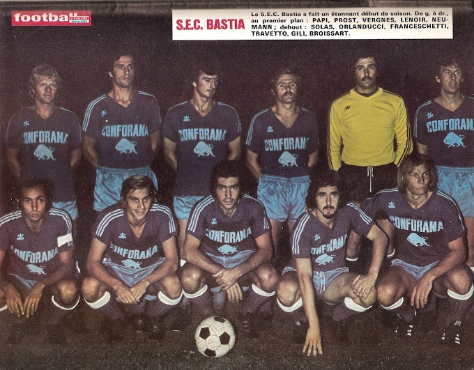 S.E.C BASTIA 1974-75.