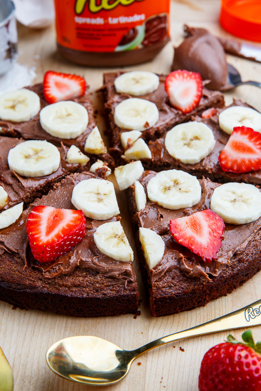 Chocolate Peanut Butter Brownie Pizza Chocolate Peanut Butter Brownie Pizza