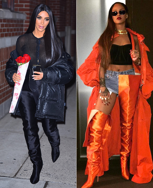 Func-SHOE-nality: Celebrity Shoes: Kim Kardashian and Rihanna in ...