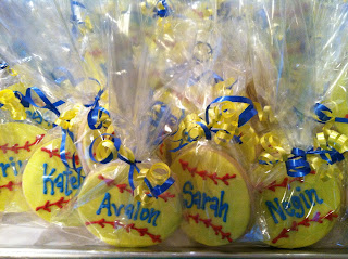 A Little Something Sweet: Softball Cookies