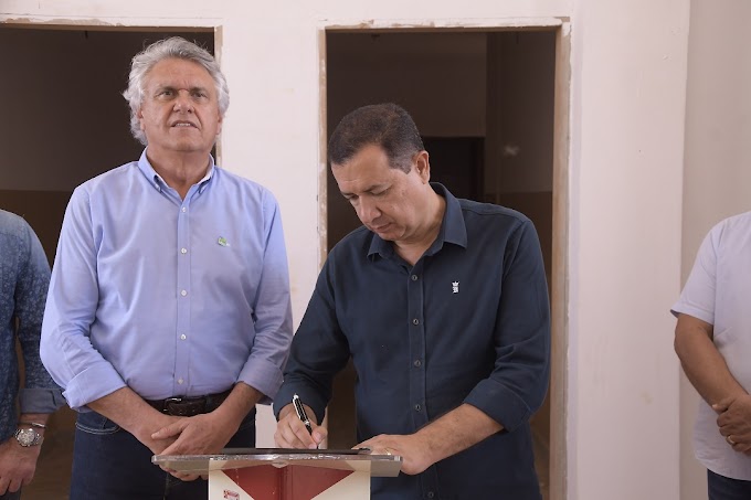 Entorno-DF: Prefeito Hildo e Governador Caiado realizam visita técnica ao presídio de Águas Lindas